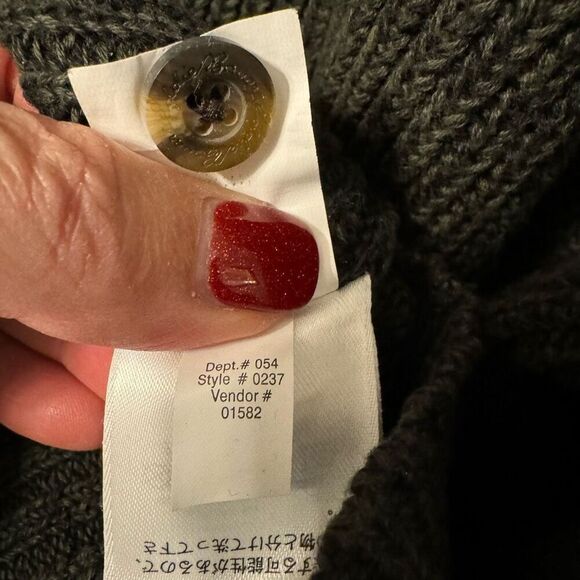 Eddie Bauer Men’s 100% Cotton Sweater size XL Dark Green - Picture 5 of 5